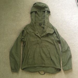 Army green khaki hoodie